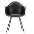 Cadeira de Braços em Plástico Eames DAX / Base Preta